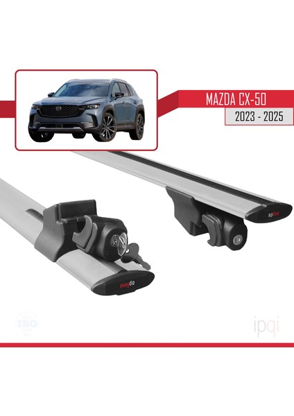Mazda Cx-50 2023-2025 Arası ile Uyumlu Hook Model Ara Atkı Tavan Barı Gri 2 Adet indirimleri