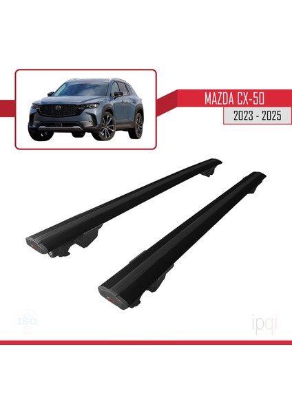Mazda Cx-50 2023-2025 Arası ile Uyumlu Hook Model Ara Atkı Tavan Barı Siyah 2 Adet fırsatları