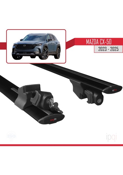 Mazda Cx-50 2023-2025 Arası ile Uyumlu Hook Model Ara Atkı Tavan Barı Siyah 2 Adet indirimleri