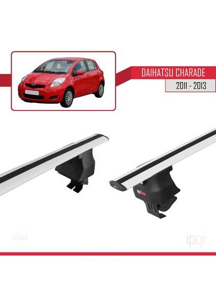 Daihatsu Charade 2011-2013 Arası ile Uyumlu Ace-4 Ara Atkı Tavan Barı Gri 2 Adet fırsatları