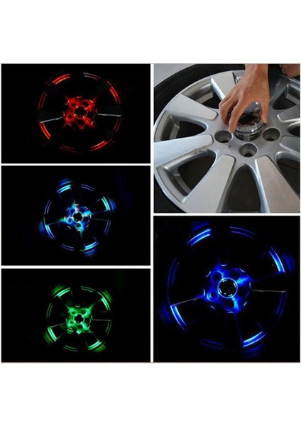 Sunup LED Işıklı Araba Tekerlek Göbek Kapağı fiyatları