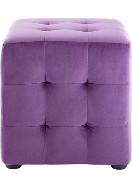 Kiremit Kare Puf Dikişli En*boy 42*42 cm