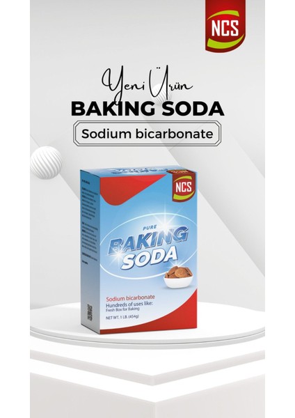 Baking Soda 454 gr (İngiliz Karbonatı) Sodyum Bikarbonat