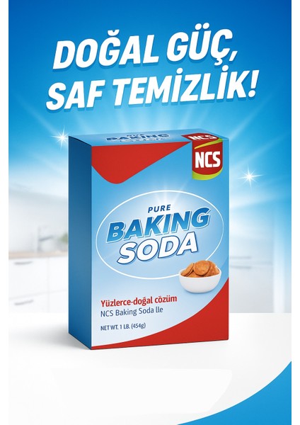 Baking Soda 454 gr (İngiliz Karbonatı) Sodyum Bikarbonat fırsatları
