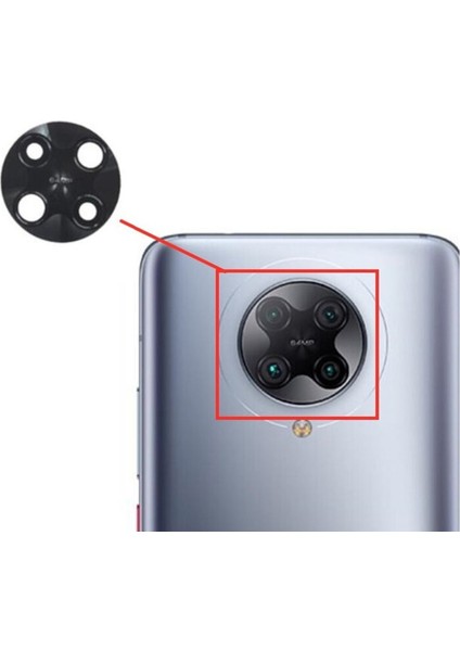 Xiaomi Poco F2 Pro Uyumlu Kamera Camı