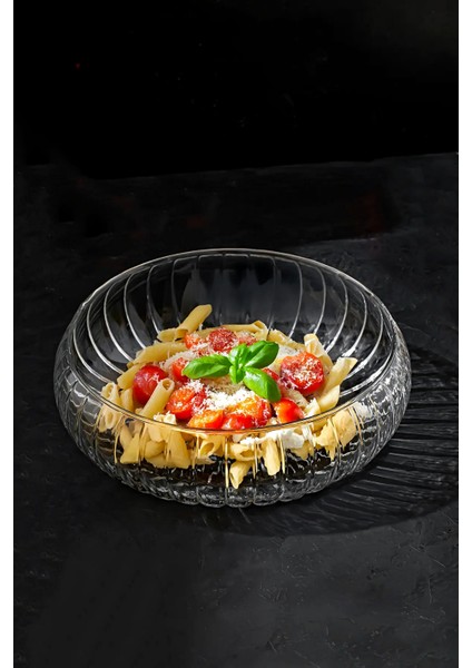 Büyük Boy Concept El Yapımı Cam Salata Kasesi Meyve Makarna Çerez Sunum Tabağı Servis Kase Cam Kabı fiyatları