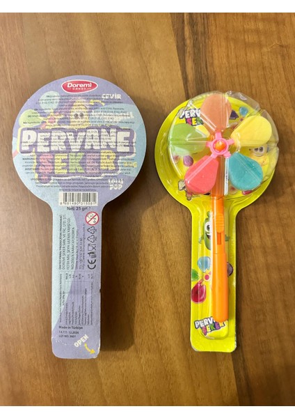 Pervane Şeker 25 gr (12 Adet)