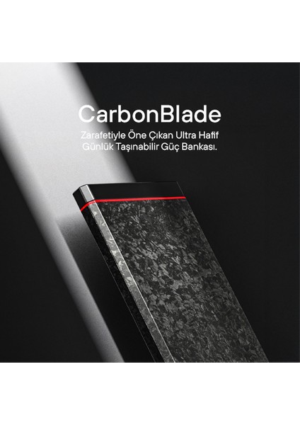 Carbonblade 10,000MAH Ultra Hafif Powerbank - Siyah fiyatları