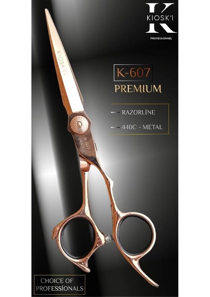 Profesyonel Premium Makas 440-C 6 Numara K-607