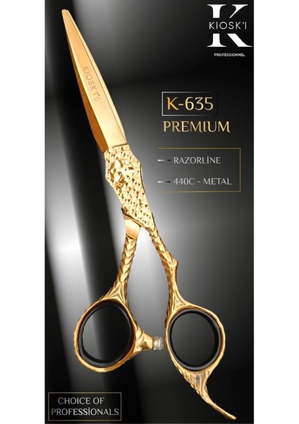 Profesyonel Premium Makas 440-C 6 Numara K-635