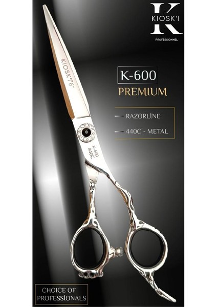 Profesyonel Premium Makas 440-C 6 Numara K-600