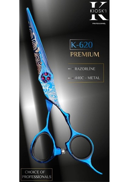 Profesyonel Premium Makas 440-C 6 Numara K-620