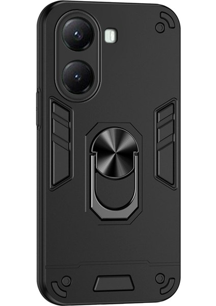 Poco X7 Pro 5g Pc + Tpu Drop Defend Telefon Kılıfı ve Halkalı Ayaklık (Yurt Dışından)