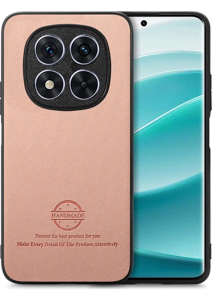 Redmi Note 14 Pro 5g Deri Telefon Arka Kapağı Kumaş Dokulu (Yurt Dışından)