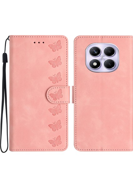 Redmi Note 14 Pro Deri Cüzdan Telefon Kılıfı (Yurt Dışından)