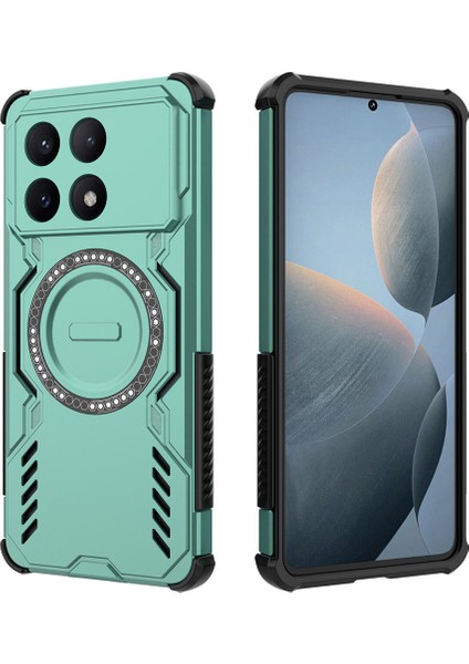 Poco X6 Pro 5g Manyetik Kılıf Pc + Tpu Telefon Kılıfı (Yurt Dışından)