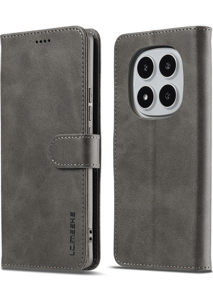 Redmi Note 14 Pro Dana Dokusu Pu Deri Stand Cüzdan Telefon Kılıfı (Yurt Dışından)