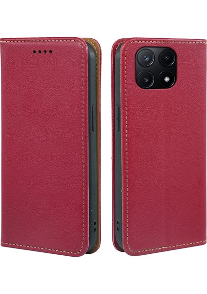 Poco X6 Pro 5g Cüzdan Rfıd Engelleme Deri Telefon Kılıfı Güçlü Manyetik Kapatma (Yurt Dışından)