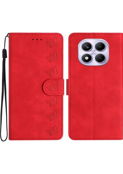 Redmi Note 14 Pro Deri Cüzdan Telefon Kılıfı (Yurt Dışından)