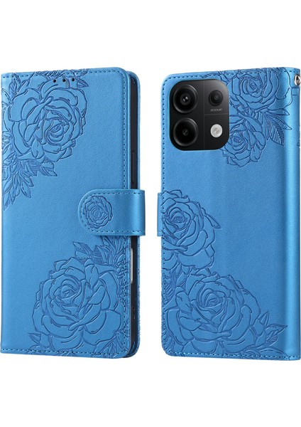 Redmi Note 13 Pro 5g / Poco X6 5g Pu Deri Cüzdan Telefon Kılıfı 3 Kart Yuvası ile (Yurt Dışından)