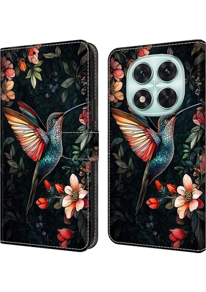 Redmi Note 14 Pro Deri Cüzdan Standı Kapaklı Telefon Kılıfı (Yurt Dışından)