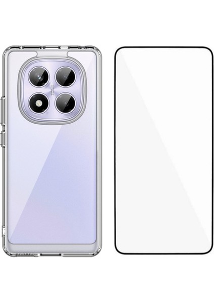 Redmi Note 14 Pro Tpu Akrilik Şeffaf Telefon Kılıfı Temperli Cam Filmi (Yurt Dışından)