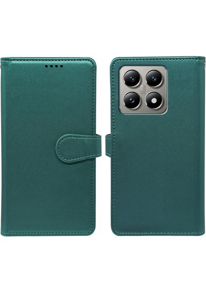 Xiaomi 14T Pu Deri Stand Telefon Kılıfı (Yurt Dışından)