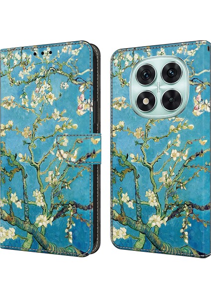 Redmi Note 14 Pro Deri Cüzdan Standı Kapaklı Telefon Kılıfı (Yurt Dışından)