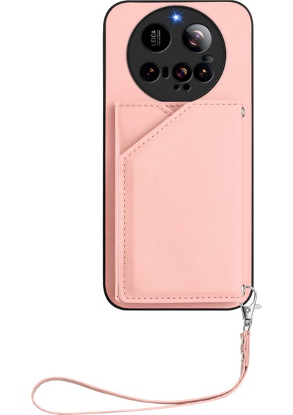 Xiaomi 15 Ultra Kart Tutucu Kickstand Cilt Dokunmalı Telefon Kılıfı Bilek Kayışı ile (Yurt Dışından) fiyatları