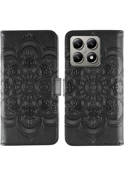 Xiaomi 14T Pu Deri Cüzdan Telefon Kılıfı (Yurt Dışından)