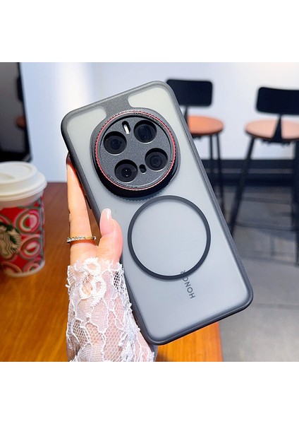 Honor Magic7 Pro 5g Magsafe Tpu + Pc Mat Telefon Arka Kapağı ile Uyumlu (Yurt Dışından)