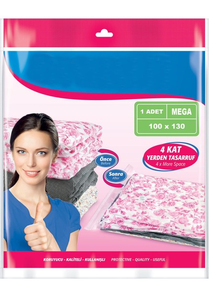 Vakumlu Hurç 100X130 cm 1 Adet