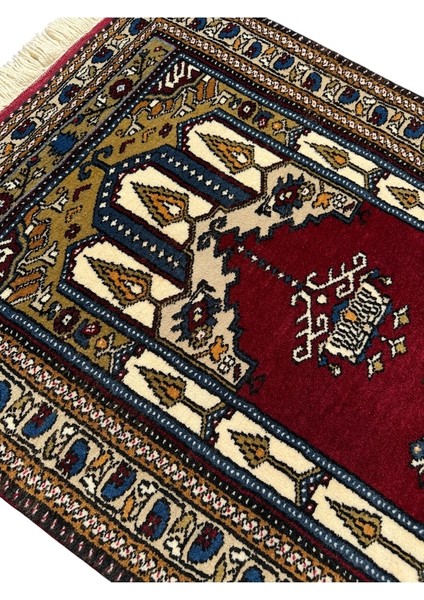 El Dokuma Sıfır Yahyalı Namazlık 85X125 Kök Boya Seccade fiyatları