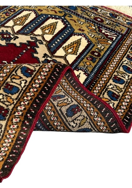 El Dokuma Sıfır Yahyalı Namazlık 85X125 Kök Boya Seccade fırsatları