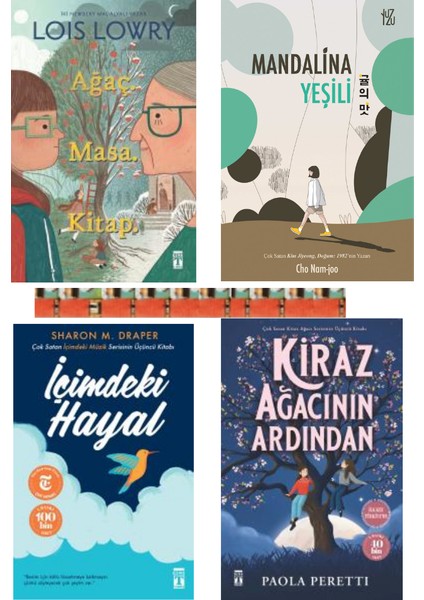 Ağaç Masa Kitap,kiraz Ağacının Ardındanimandalina Yeşili,içimdeki Hayal (4kitap)6.7.8.sınıflar