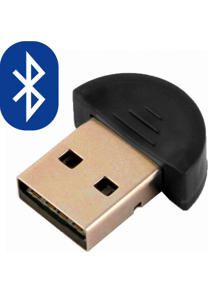 Mini USB Bluetooth 5.0 Dongle Adaptör (Pc-Laptop-Masaüstü-Android) 20 mt Mesafeli