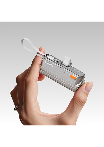 Flow Mini - Kompakt ve Hızlı Taşınabilir Powerbank - Gümüş