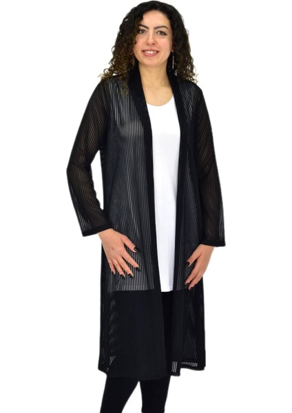 Kadın File Uzun Kol Hırka BGL-ST04664