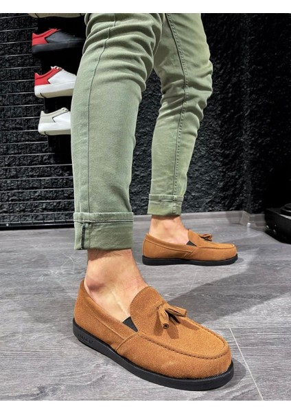 Loafer Erkek Ayakkabı 007 Taba