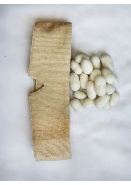 Özel Tasarım %100 Saf Ipek El Dokuması Uyku Göz Bandı- Barış Ipeği/peace Silk
