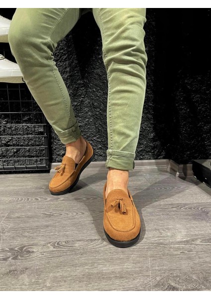 Loafer Erkek Ayakkabı 007 Taba