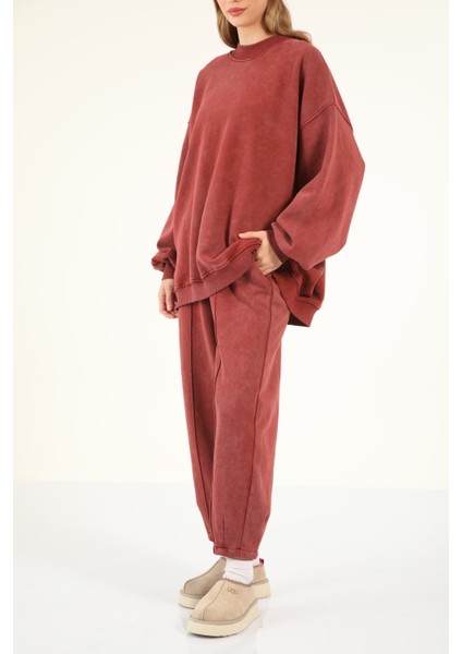 5377-5379 - Şık Rahat 3 Iplik Soft Yıkama Salaş Kadın Takım indirimleri