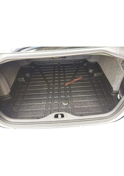 2008 Volvo S60 Sedan 3D Kauçuk Bagaj Havuzu