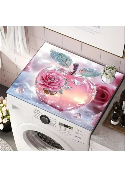 55 cm x 45 cm Gül Elmas Tasarımı Tezgah Üstü Bulaşık Kurutma Matı Bulaşıklık Kurutma Örtüsü fırsatları