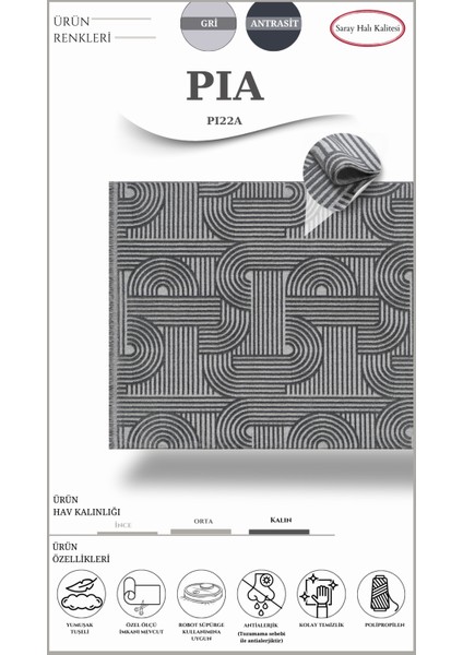 Koridor ve Mutfak Halısı Özel Kesim Armoni Pia Pİ22A fiyatları