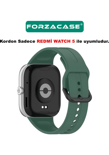 Xiaomi Redmi Wach 5 ile Uyumlu Tokalı Çizgi Desen Silikon Kordon Kayış - FC1062 fiyatları