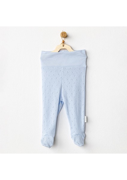 Andywawa AC24706 Jacquard Patikli Bebek Pantolon Blue