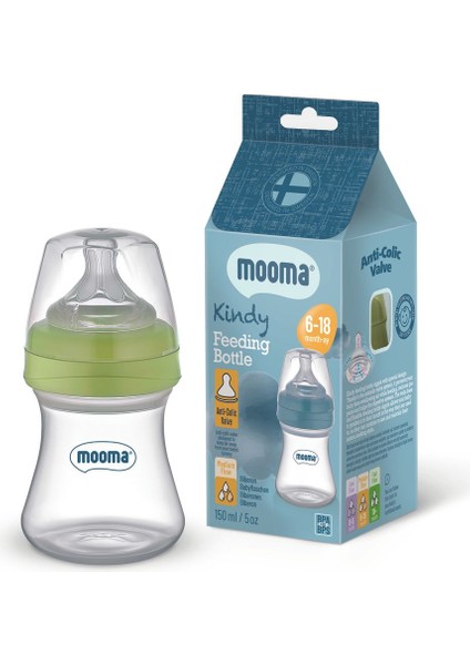 Kindy Antikolik Pp Biberon 150 ml 6-18 Ay (Orta Akış)