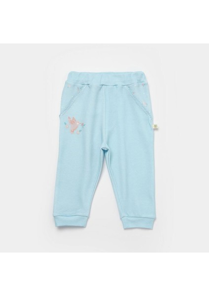 Bibaby Biorganic Always Happy Patiksiz Pantolon 57915 Gül Kurusu Mint