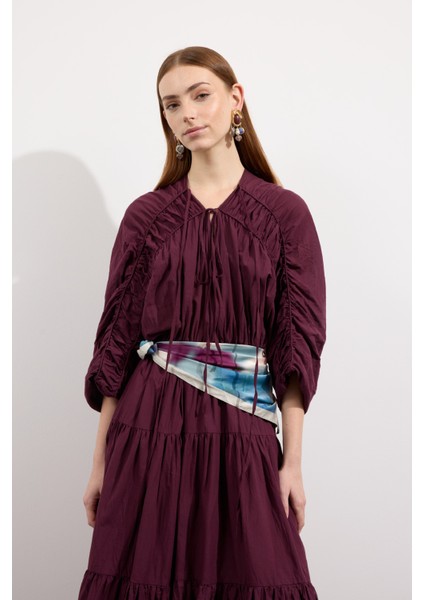 Mio Vual Elbise Burgonya fırsatları